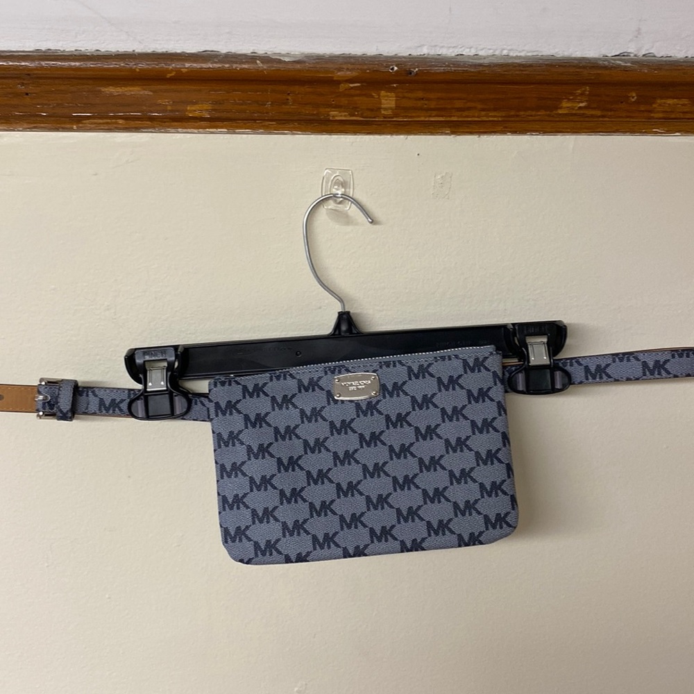 Grey Michael Kors belt bag